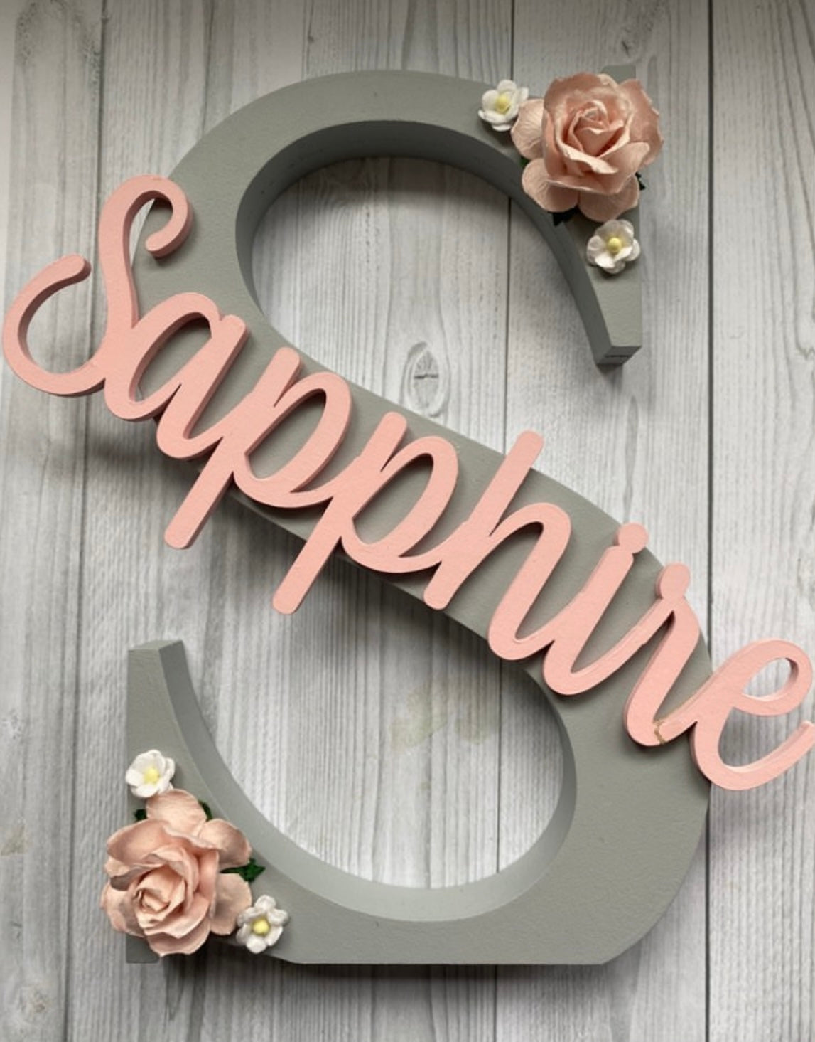 Wooden Name Sign
