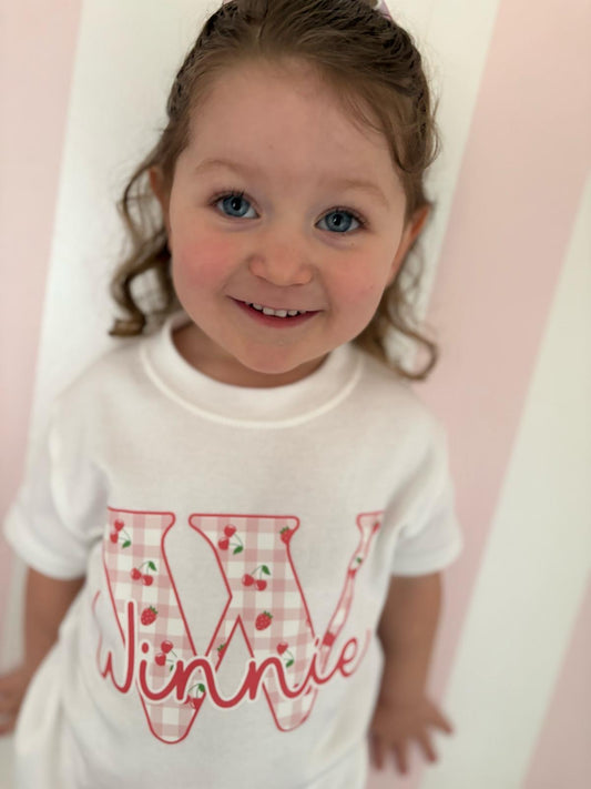 Personalised Cherry and Berry Tee