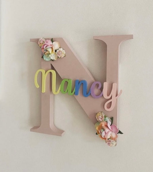 Wooden Name Sign