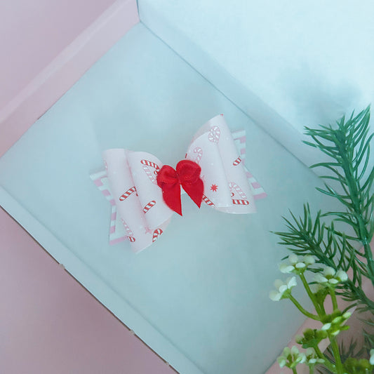 Candy Cane bow