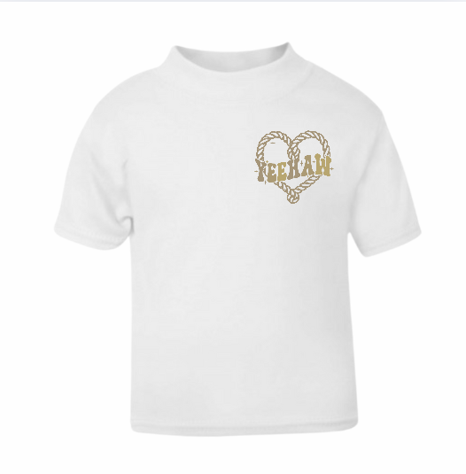 beige yeehaw tee